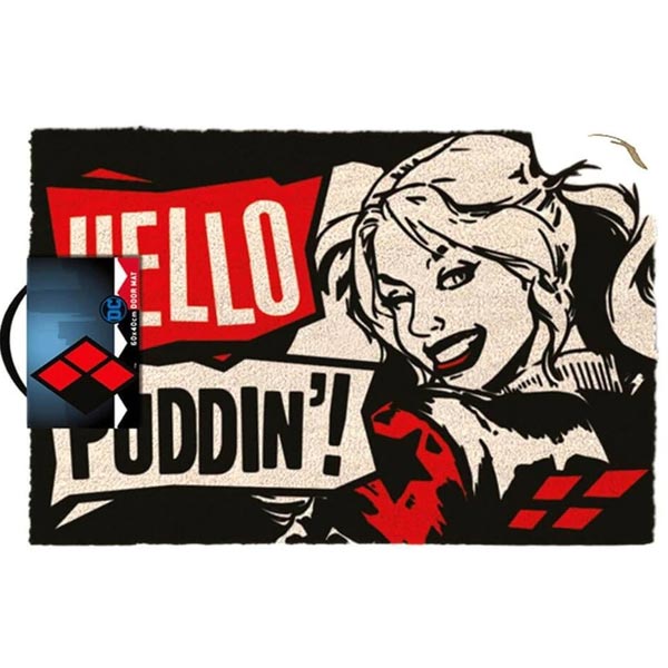 Rohožka Harley Quinn Hello Pudding (DC)