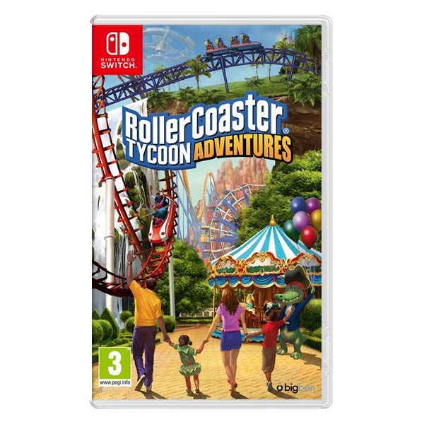 RollerCoaster Tycoon Adventures [NSW] - BAZÁR (použitý tovar)