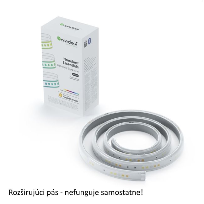 E-shop Rozšírenie pre Smart LED pás Nanoleaf Essentials Light Strips, 1 m NL55-0001LS-1M