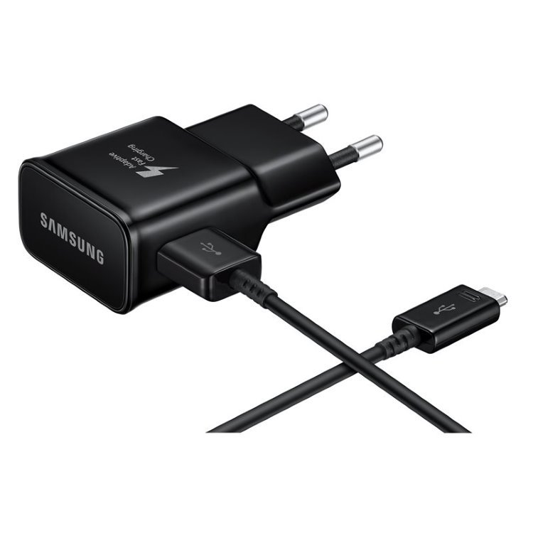 Rýchlonabíjačka Samsung EP-TA20EBE s USB-C káblom, Black Rýchlonabíjačka Samsung EP-TA20EBE s USB-C káblom, Black
