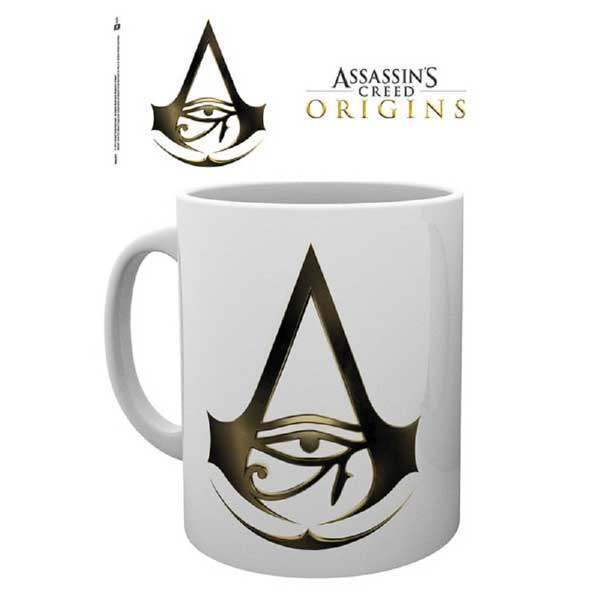 Šálka Assassin's Creed Origins Logo White