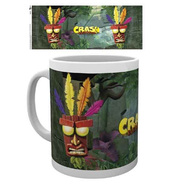 Šálka Crash Bandicoot Aku Aku