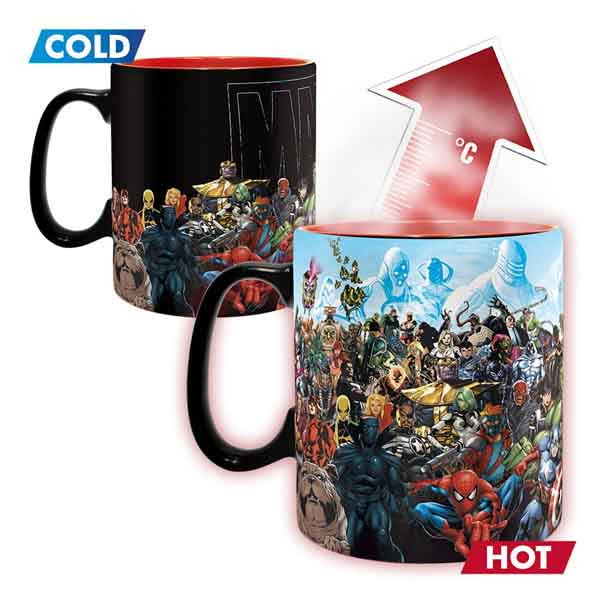 Šálka Marvel Heroes Heat Change