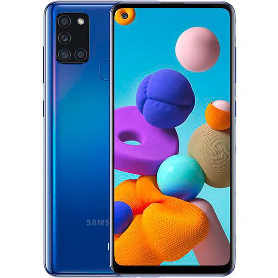Samsung Galaxy A21s - A217F, 3/32GB, Dual SIM, modrá - nový tovar, neotvorené balenie