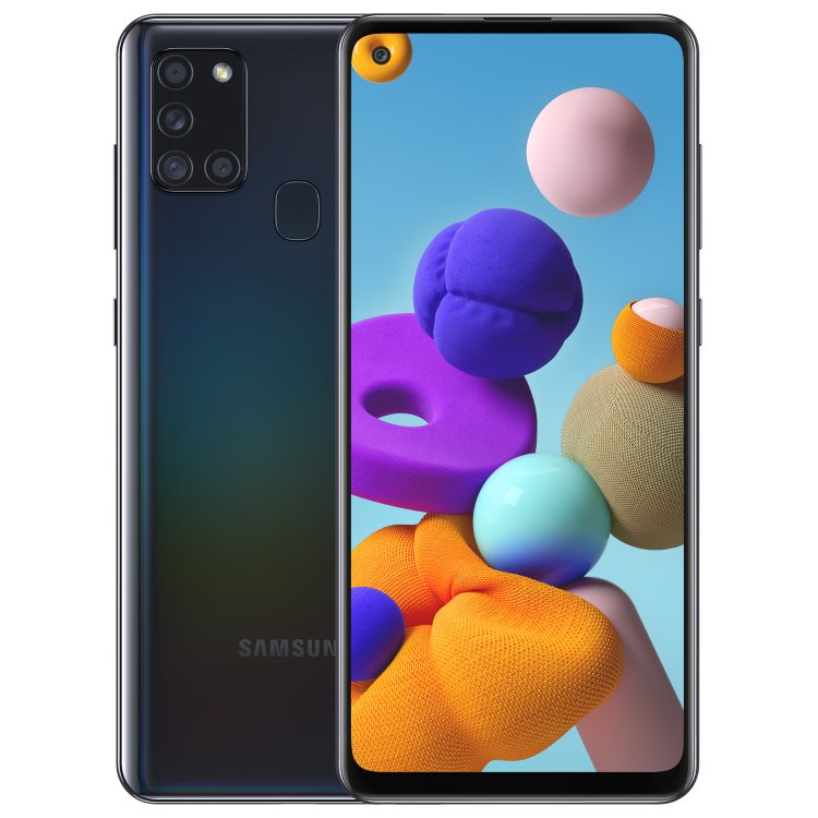 Samsung Galaxy A21s - A217F, 3/32GB, Dual SIM, čierna, Trieda C - použité, záruka 12 mesiacov