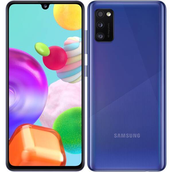 Samsung Galaxy A41 - A415F, 4/64GB, Dual SIM, Prism Crush Blue - nový tovar, neotvorené balenie