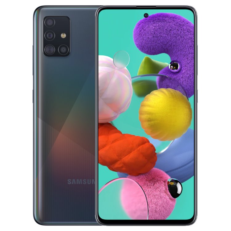 Samsung Galaxy A51 - A515F, 4/128GB, Dual SIM | Black, Trieda C - použité s DPH, záruka 12 mesiacov