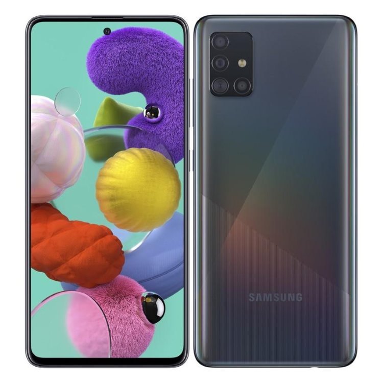 Samsung Galaxy A51 - A515F, 4/128GB, Dual SIM, Prism Crush Black, Trieda C - použité, záruka 12 mesiacov Samsung Galaxy A51 - A515F, 4/128GB, Dual SIM, Prism Crush Black, Trieda C - použité, záruka 12 mesiacov