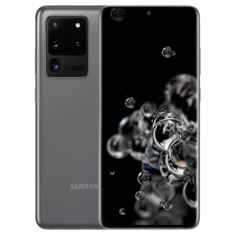 Samsung Galaxy S20 Ultra 5G - G988B, Dual SIM, 12/128GB, Cosmic Gray, Trieda C - použité, záruka 12 mesiacov