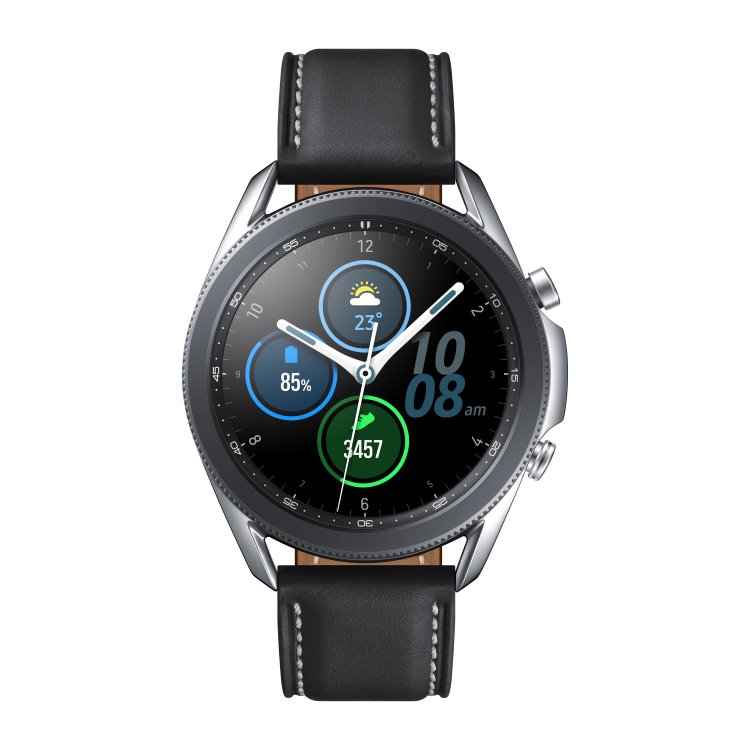 Samsung Galaxy Watch3 SM-R845 LTE, 45mm, strieborná, Trieda A - použité, záruka 12 mesiacov