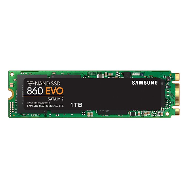 Samsung SSD 860 EVO, 1TB, SATA III M.2 - rýchlosť 550520 MBs (MZ-N6E1T0BW) MZ-N6E1T0BW