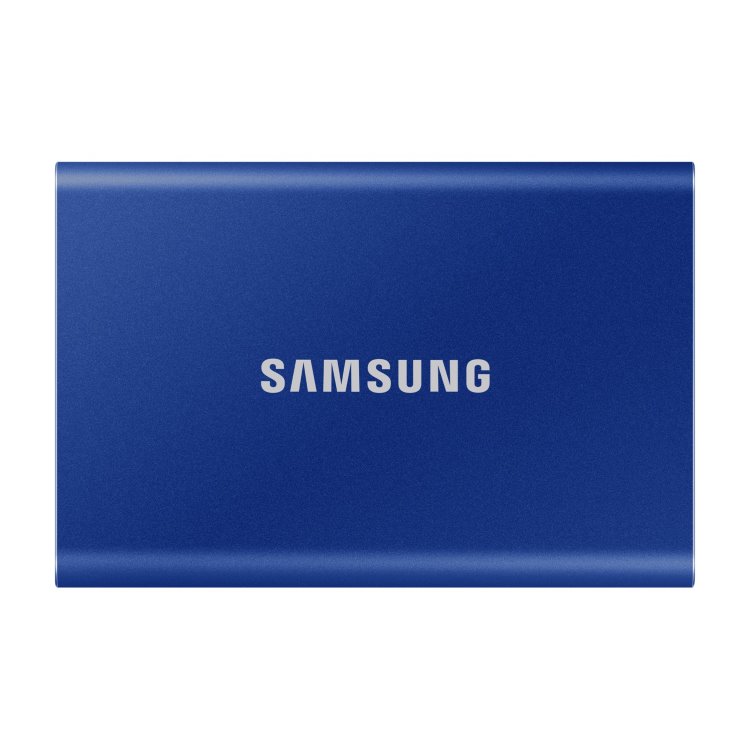Samsung SSD disk T7, 2 TB, USB 3.2, modrá MU-PC2T0HWW