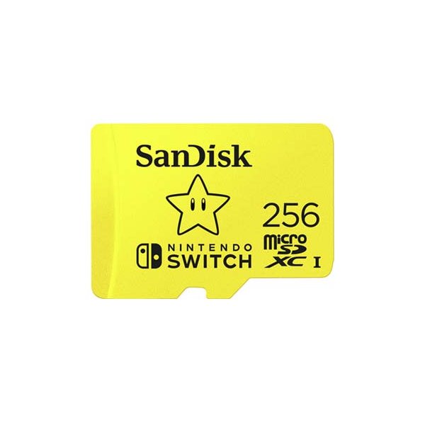 E-shop SanDisk Nintendo Switch Micro SDXC 256 GB SDSQXAO-256G-GNCZN