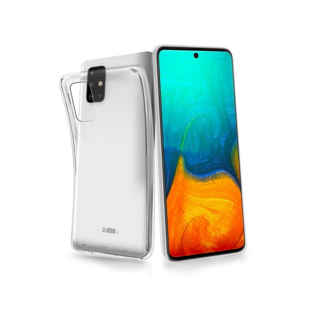 Zadný kryt SBS Skinny pre Samsung Galaxy A71 - A715F, transparent