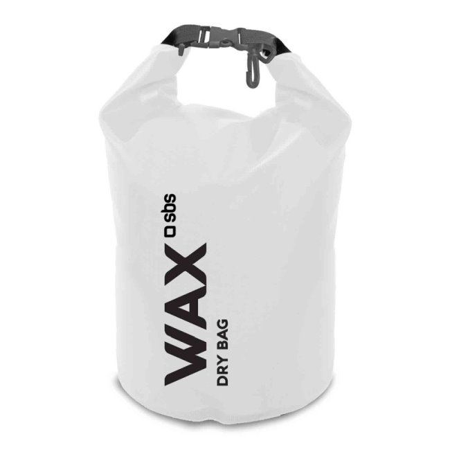 E-shop SBS vodeodolná plážová taška s uchytením na rameno, kapacita 2l, biela TEWATERBAG2LW