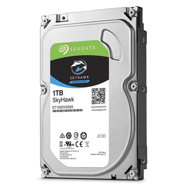 Seagate SkyHawk Pevný disk  1 TB 5900 SATA 3,5" 64 MB ST1000VX005