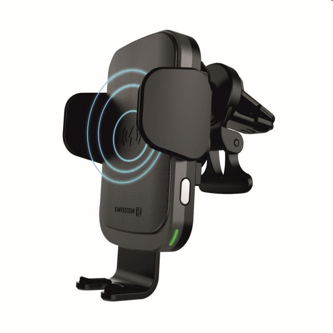 Smart držiak do ventilácie auta s bezdrôtovým nabíjaním 15W Swissten S-Grip W2-AV5 Smart držiak do ventilácie auta s bezdrôtovým nabíjaním 15W Swissten S-Grip W2-AV5
