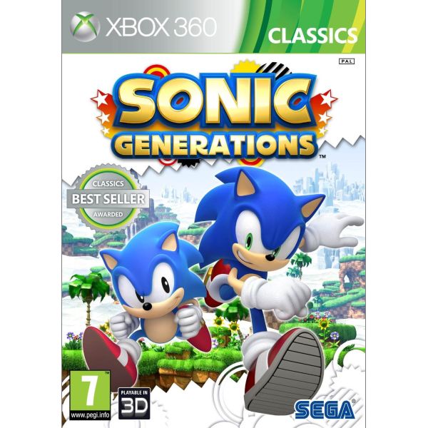 Sonic Generations [XBOX 360] - BAZÁR (použitý tovar)