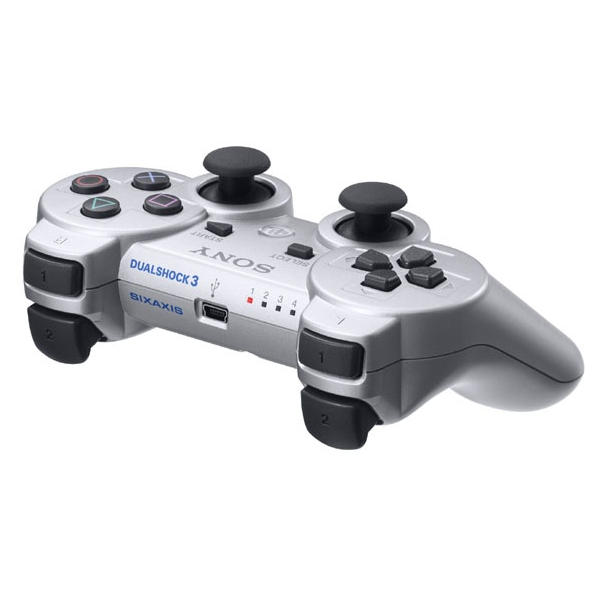 Sony DualShock 3 Wireless Controller, Silver-PS3 - BAZÁR (použitý tovar)