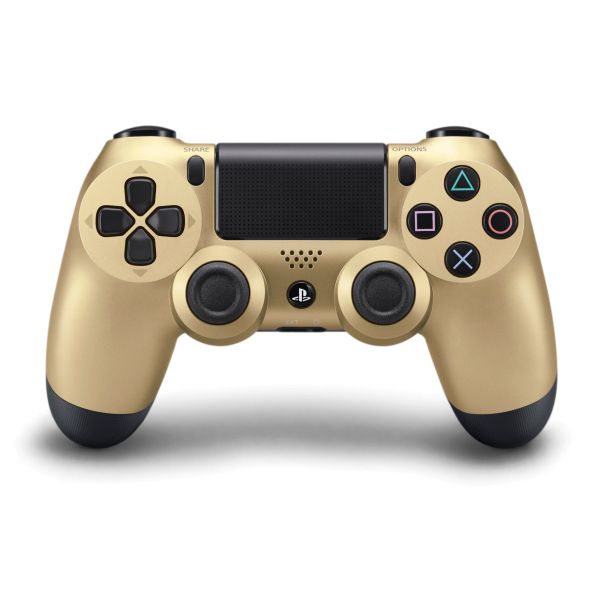 Sony DualShock 4 Wireless Controller, gold - BAZÁR (použitý tovar , zmluvná záruka 12 mesiacov)