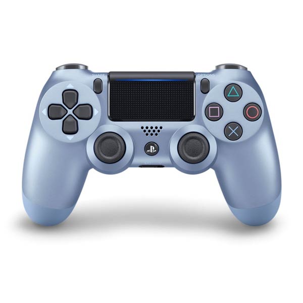 Sony DualShock 4 Wireless Controller v2, titanium blue - BAZÁR (použitý tovar)