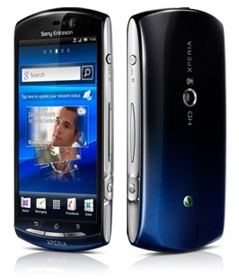 Sony Ericsson Xperia Neo V | Blue Gradient + Pamäťová karta 2GB