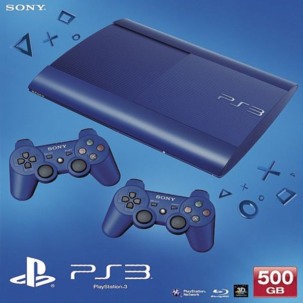 Sony PlayStation 3 500GB, azurite blue
