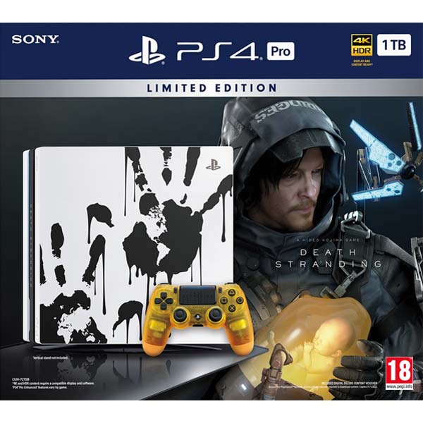 Sony PlayStation 4 Pro 1TB + Death Stranding CZ (Limited Edition) - OPENBOX (Rozbalený tovar s plnou zárukou)