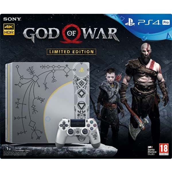 Sony PlayStation 4 Pro 1TB God of War (Limited Edition) - BAZÁR (použitý tovar , zmluvná záruka 12 mesiacov)