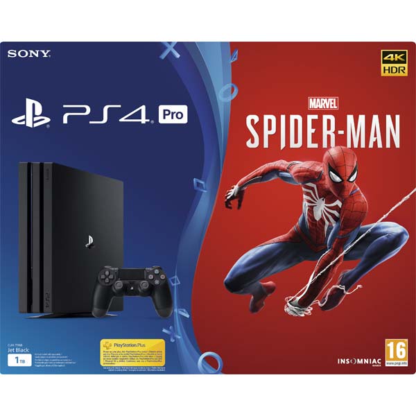 Sony PlayStation 4 Pro 1TB + Marvel’s Spider-Man CZ - OPENBOX (Rozbalený tovar s plnou zárukou) Sony PlayStation 4 Pro 1TB + Marvel’s Spider-Man CZ - OPENBOX (Rozbalený tovar s plnou zárukou)
