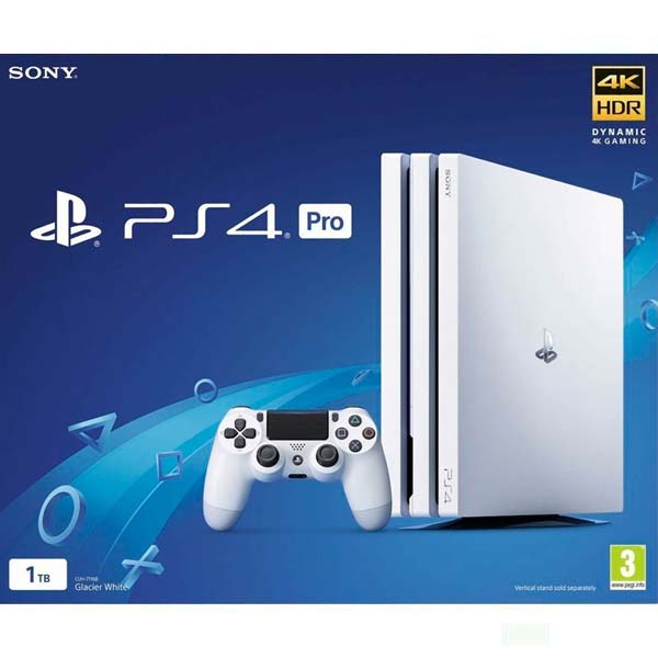 Sony PlayStation 4 Pro 1TB, glacier white  - OPENBOX (Rozbalený tovar s plnou zárukou)