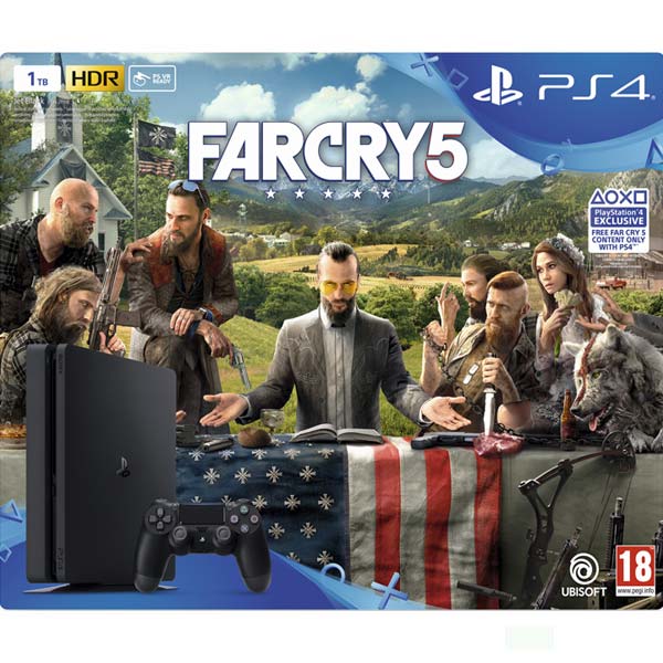 Sony PlayStation 4 Slim 1TB + Far Cry 5 CZ