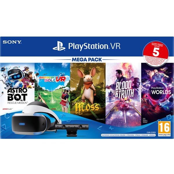 Sony PlayStation VR V2 (Mega Pack) + Sony PlayStation 4 Camera CUH-ZVR2
