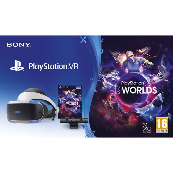 Sony PlayStation VR V2 + Sony PlayStation 4 Camera + VR Worlds  - OPENBOX (Rozbalený tovar s plnou zárukou)