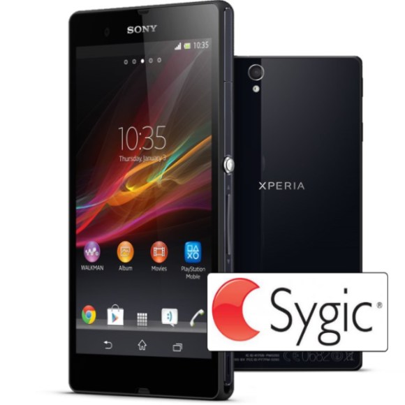 Sony Xperia Z - C6603, 16 GB, Black + Sygic GPS navigácia na doživotie
