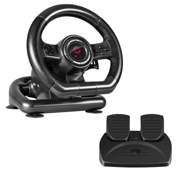 Speedlink Black Bolt Racing Wheel for PC, black - OPENBOX (Rozbalený tovar s plnou zárukou)