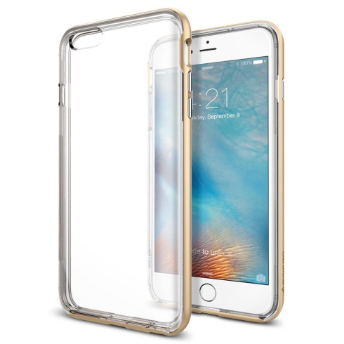 Spigen kryt Neo Hybrid EX pre iPhone 6 Plus/6s Plus - Champagne Gold