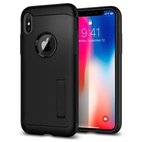 Spigen kryt Slim Armor pre iPhone XS Max, black