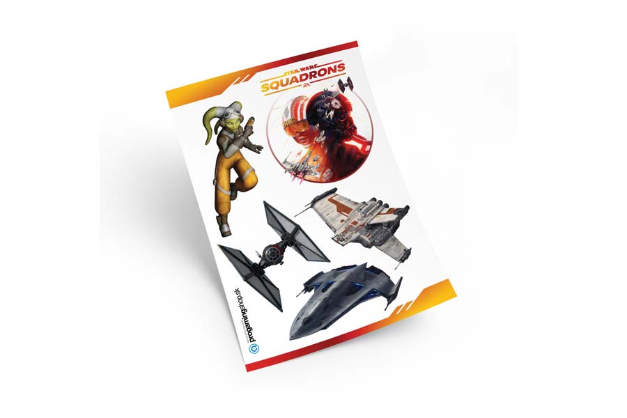 Darček - Star Wars: Squadrons nálepky v cene 4,99 €