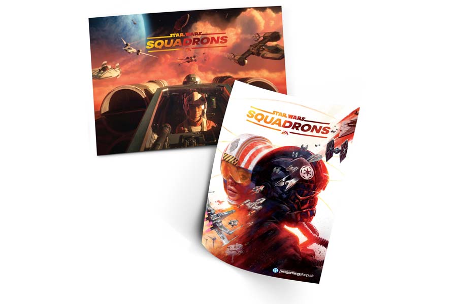 Darček - Star Wars: Squadrons plagát v cene 4,99 €