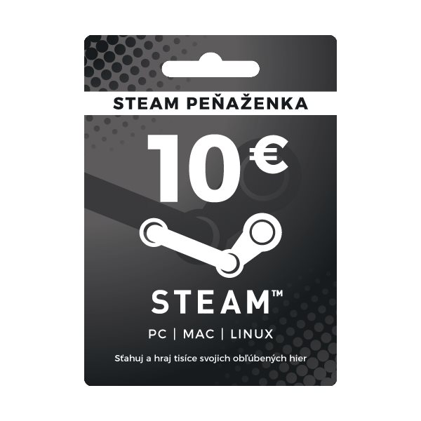 Valve Steam Dárková Karta 10 €