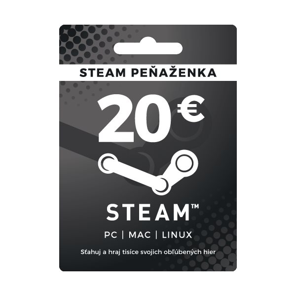 E-shop Valve Steam Dárková Karta 20 € CD-key