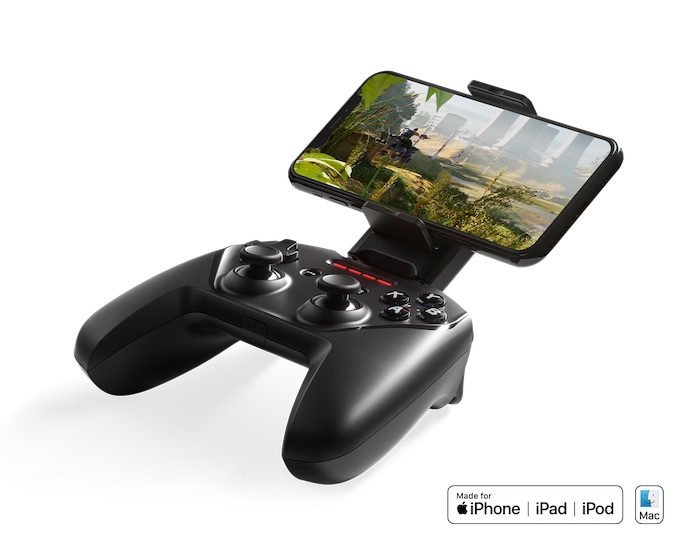SteelSeries Nimbus+ Wireless Game Controller with phone mount 69089