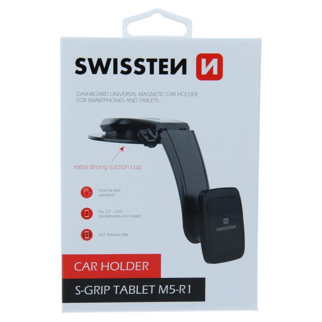 E-shop Swissten magnetický držiak na tablet S-Grip na palubnú dosku 65010601