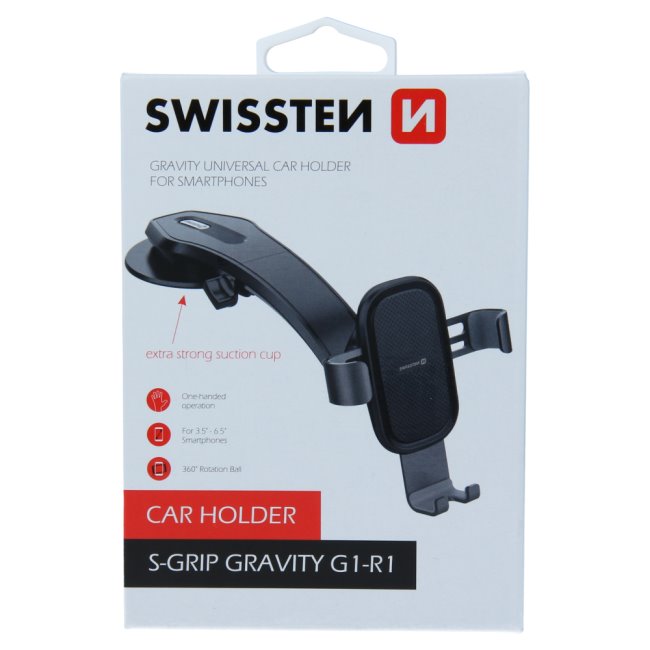 Swissten univerzálny držiak do auta S-Grip G1-R1