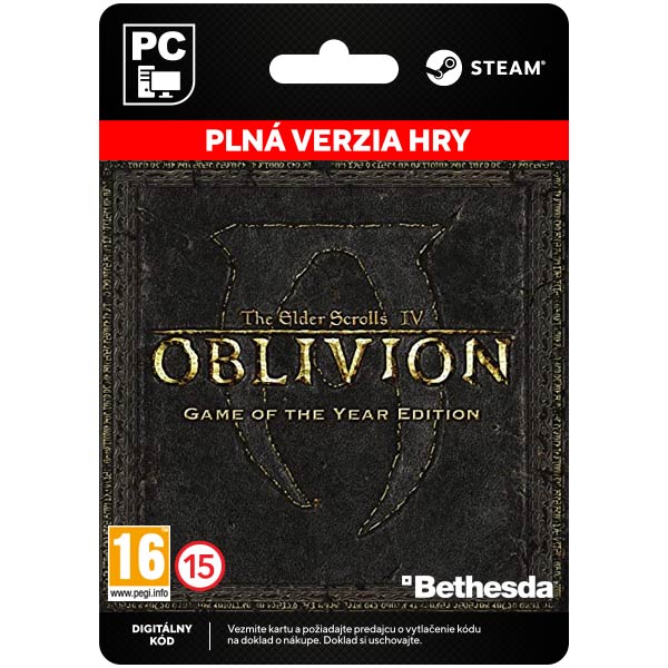 The Elder Scrolls 4: Oblivion (Game of the Year Edition) [Steam]