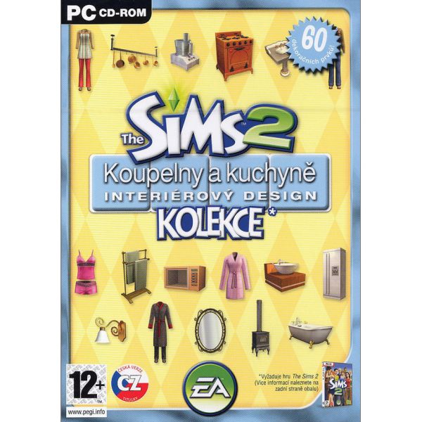 The Sims 2: Kúpeľne a kuchyne interiérový design CZ