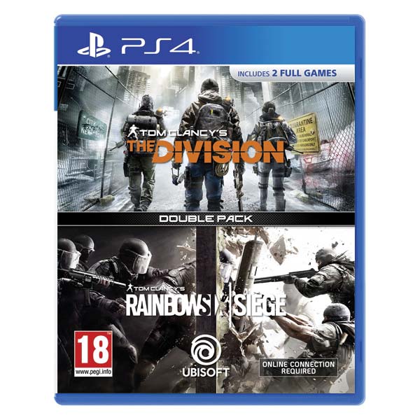 Tom Clancy’s Rainbow Six: Siege + Tom Clancy’s The Division CZ (Double Pack) [PS4] - BAZÁR (použitý tovar)