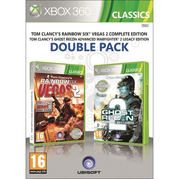 Tom Clancy’s Rainbow Six: Vegas 2 + Tom Clancy’s Ghost Recon: Advanced Warfighter 2 [XBOX 360] - BAZÁR (použitý tovar)