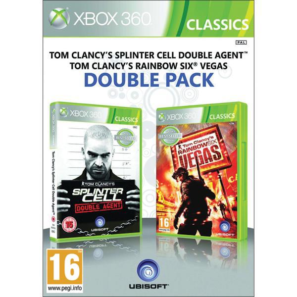 Tom Clancy’s Splinter Cell: Double Agent + Tom Clancy’s Rainbow Six: Vegas [XBOX 360] - BAZÁR (použitý tovar)